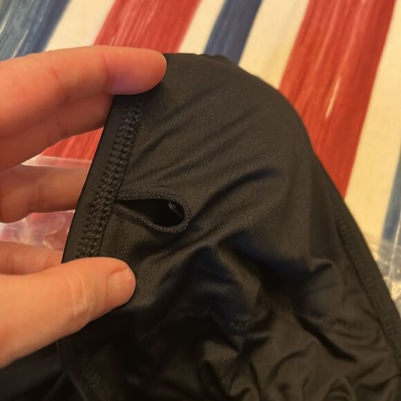 CUPSHE One Piece Swimsuit Sexy Deep V Neck Crisscross Back Self Tie Sz L NWT - Picture 10 of 10